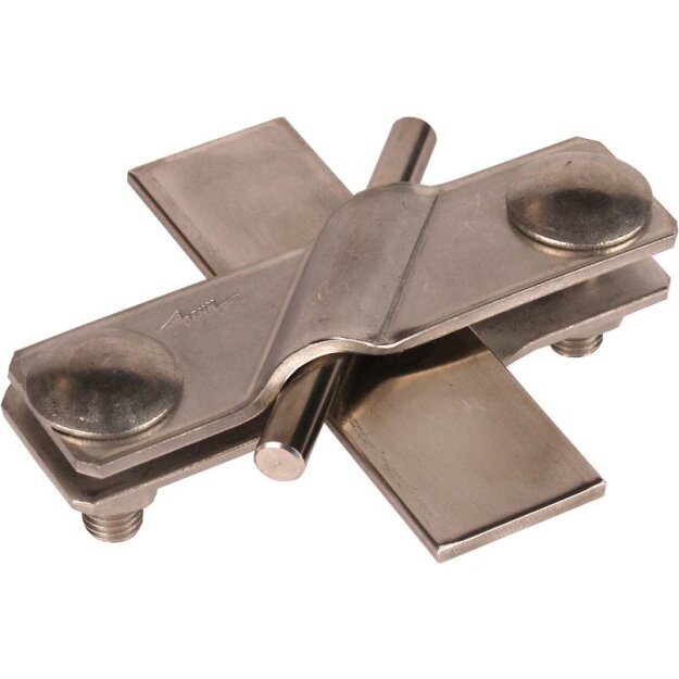 Dehn 308329 SV-Klemme NIRO (V4A) für Fl 40/40mm - Rd 7-10/7-10mm - Rd 7-10/Fl 40mm SVK 7.10 7.10 FL40 V4A