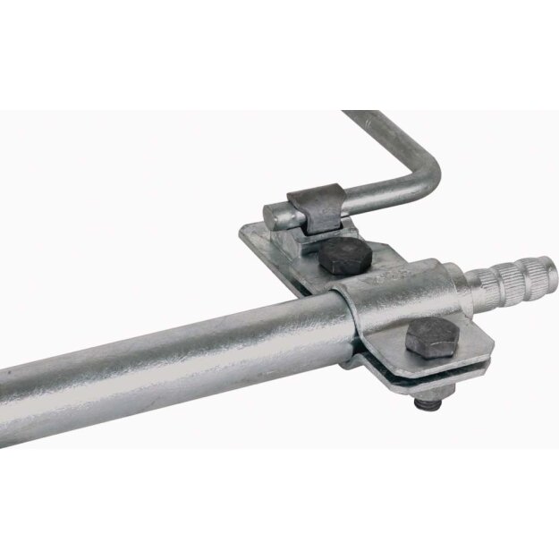 Dehn 625011 TE-Anschlussschelle St/tZn D 25mm einseitig mit KS-Verbinder Rd 7-10mm AS TE 25 KSV 7.10 STTZN
