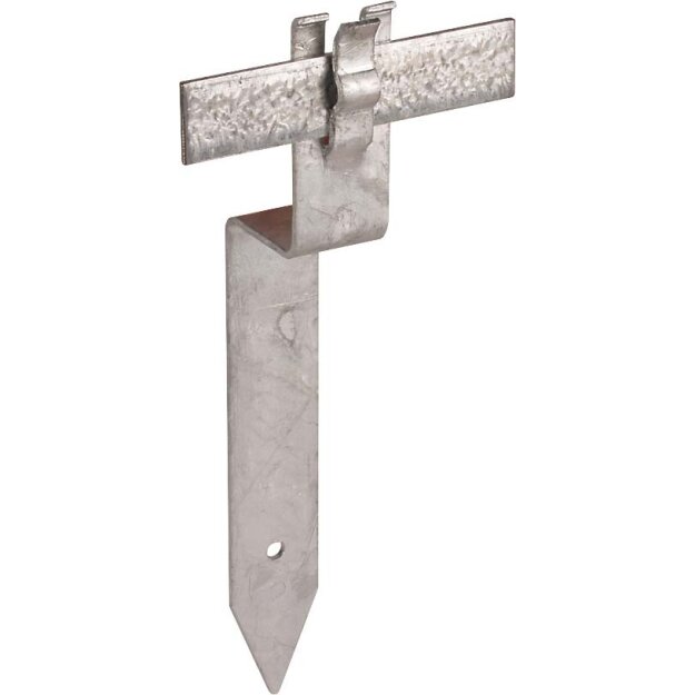 Dehn 290001 Abstandshalter St/tZn gewinkelt Ausführung L 300mm für Rd 8-10mm Fl - 40mm AH FE RF V G