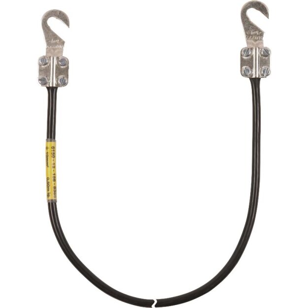 Dehn 410299 Erdungsleitung 10mm²/L 30,0m mit 2 Kabelschuhen (B) offen M8/M10 EL10 L30.0M 2KSO 8.10