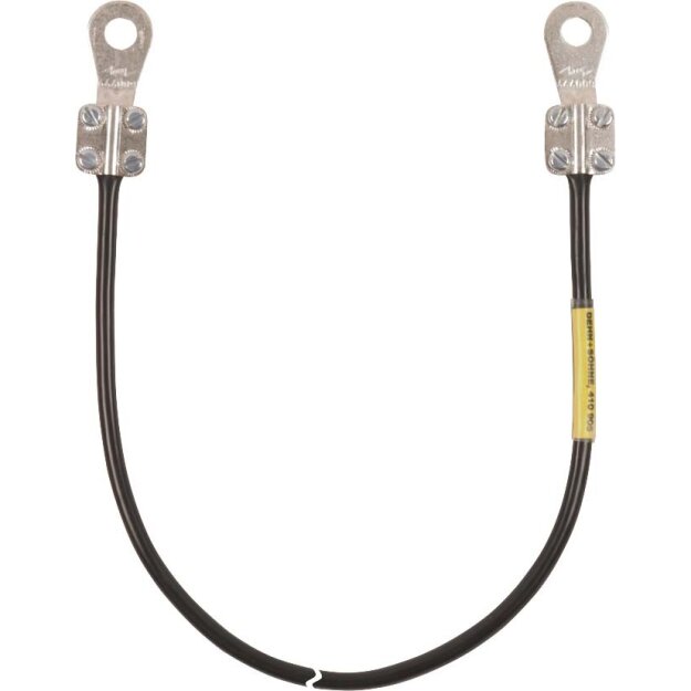 Dehn 416903 Erdungsleitung 16mm²/L 0.35m mit 2 Kabelschuhe (D) geschlossen M10 EL16 L0.35M 2KSG 10