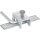 Dehn 308120 Verbindungsklemme zum Einhaken St/tZn für Fl 30/Rd 10mm für Kreuz und paralel VK EH R10 F30 ST