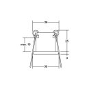Brumberg 2030.02 Lichtpunkt G4 max. 4 W LED MANITO Chrom