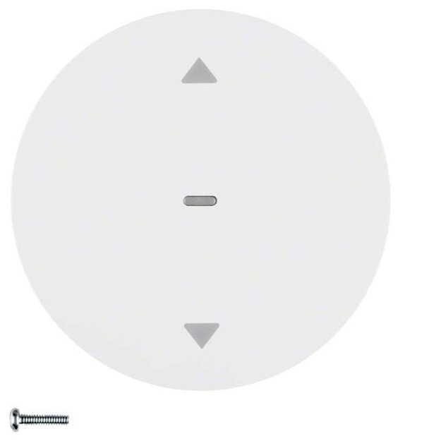 Berker 85245239 KNX-Funk Jalousie-Taste quicklink R.1/R.3 Polarweiß glänzend