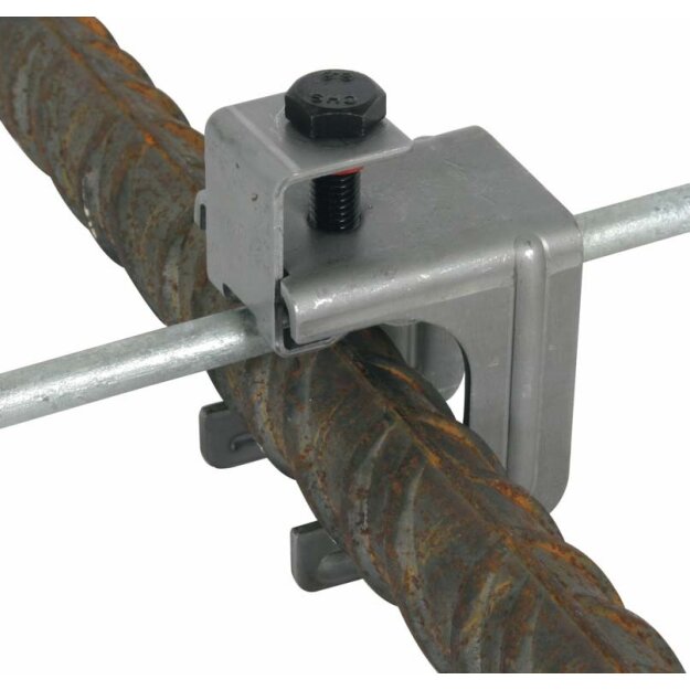 Dehn 308036 Druckbügelklemme MAXI St/blank für D 20-32mm oder Fl 40x4-5mm VK DB 20.32 8.10 FL40 BSB STBL