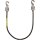 Dehn 416050 Erdungsleitung 16mm²/L 5,0m schwarz m.2 Kabelschuhen (B) offen M8/M10