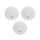 Busch Jaeger Rauchmelder 6833-84, Rauchwarnmelder 6800-0-2717 (3er-Pack)