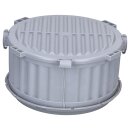 Kaiser 1282-74 Einbaugehäuse HaloX 180 mit Universal-Frontteil für Magnetaufnahme für Plattendecken einteilig