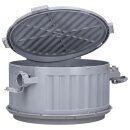 Kaiser 1282-74 Einbaugehäuse HaloX 180 mit Universal-Frontteil für Magnetaufnahme für Plattendecken einteilig