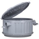 Kaiser 1282-74 Einbaugehäuse HaloX 180 mit Universal-Frontteil für Magnetaufnahme für Plattendecken einteilig