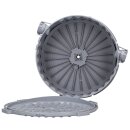 Kaiser 1282-74 Einbaugehäuse HaloX 180 mit Universal-Frontteil für Magnetaufnahme für Plattendecken einteilig