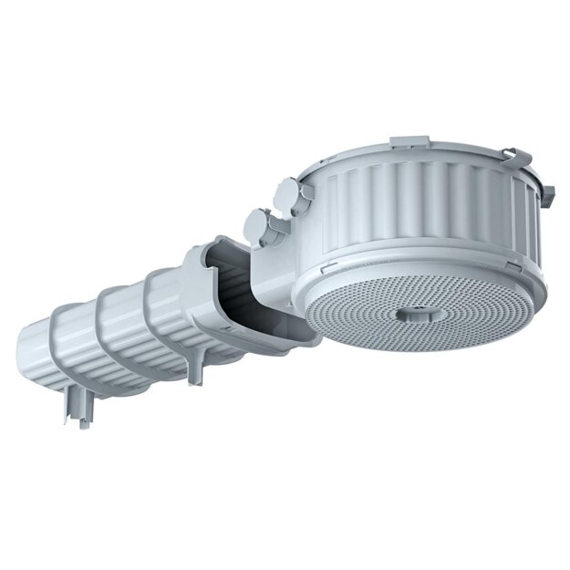 Kaiser 1282-76 Einbaugehäuse HaloX 180 mit Tunnel 325 mit Universal-Frontteil für Magnetaufnahme für Plattendecken