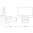 Steinel XLED home 2 Saphit Sensor-LED-Strahler 3000 K