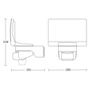 Steinel XLED home 2 S WS Sensor-LED-Strahler 3000 K