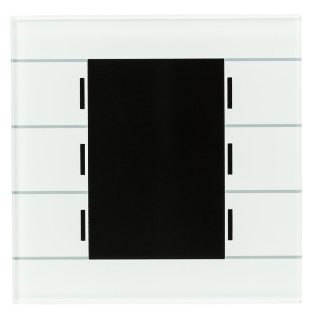 MDT BE-GBZW.01 Glas Bedienzentrale Smart mit Farbdisplay, Weiß