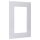 MDT VCB-07WS.04 VisuControl, Zubehör 07" Rahmen aus Glas, Weiß