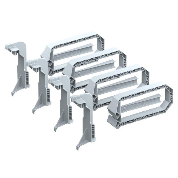 Kaiser 1299-66 Einbaugehäuse HaloX 180/250 Prefix Montageset 4-fach Wandeinbau