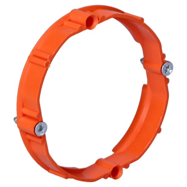 Kaiser 9155-61 Hohlwand Putzausgleich-Ring h=10 mm Schraubabstand 60 mm mit Geräteschrauben