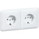 Peha 00495911 Standard Steckdose SCHUKO 2-fach Weiß