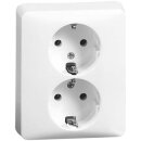 Peha 00490811 Standard Steckdose SCHUKO 2-fach Weiß...