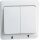 Peha 00187711 Standard Wippe Reinweiß Symbol AUF und AB