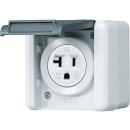 Jung 821-20USW Aufputz Steckdose US-Norm NEMA Schwarz...