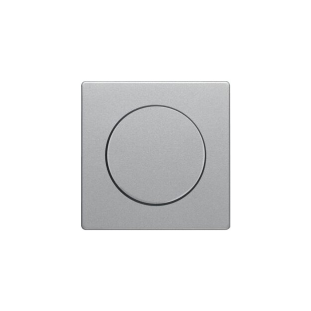 Berker 11376084 Zentralstück mit Regulierknopf für Drehdimmer Q.1/Q.3 Alu samt lackiert
