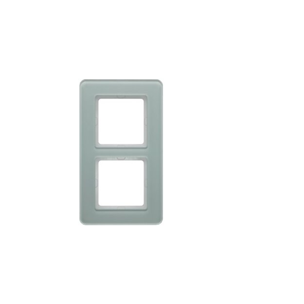 Berker 10126079 Rahmen 2-fach Q.7 Glas Polarweiß
