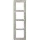 Berker 10146083 Rahmen 4-fach senkrecht Q.7 Edelstahl...