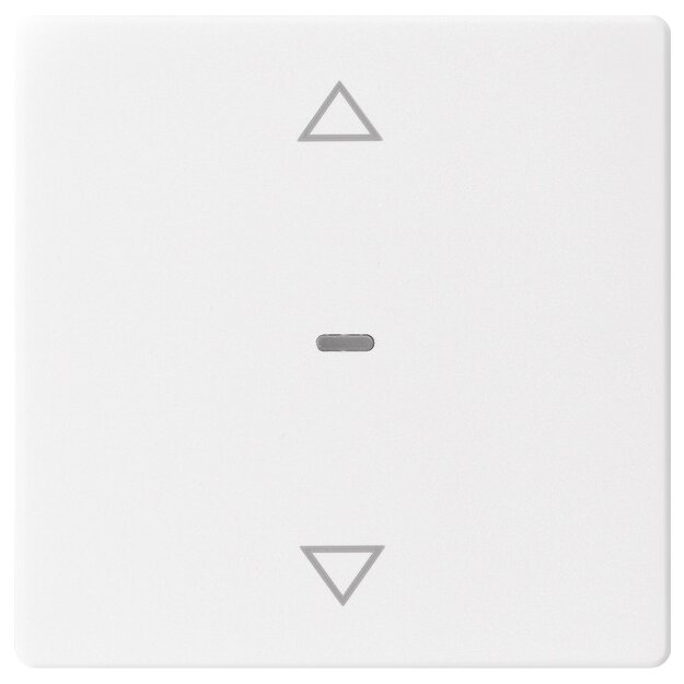 Berker 80961229 Abdeckung für Tastsensor-Modul 1-fach mit Pfeil-Symbol Q.x Polarweiß samt