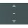 Berker 80961275 Abdeckung für Tastsensor-Modul 1-fach mit Pfeil-Symbol K.x Anthrazit