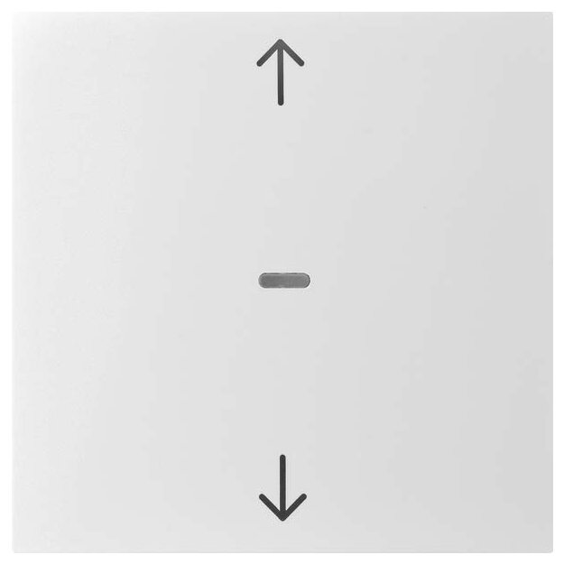 Berker 80961282 Abdeckung für Tastsensor-Modul 1-fach mit Pfeil-Symbol S.1/B.x Weiß