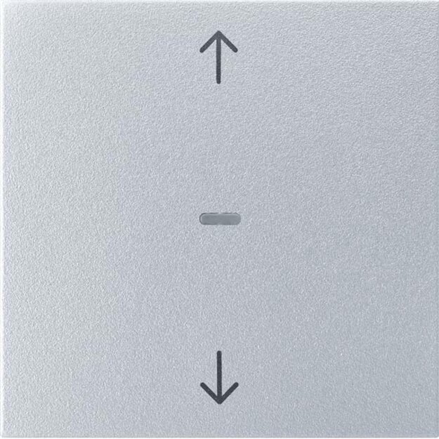 Berker 80961283 Abdeckung für Tastsensor-Modul 1-fach mit Pfeil-Symbol S.1/B.x Alu