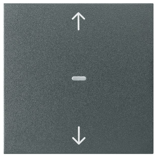 Berker 80961285 Abdeckung für Tastsensor-Modul 1-fach mit Pfeil-Symbol S.1/B.x Anthrazit