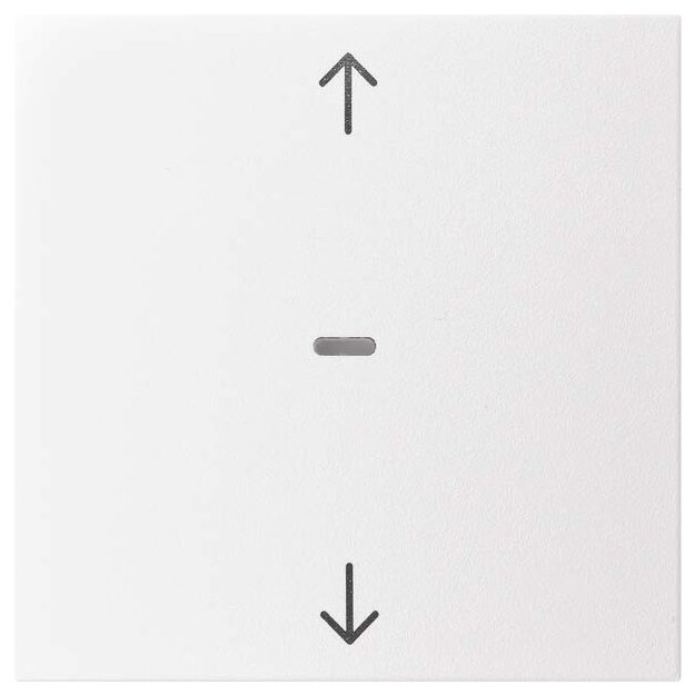 Berker 80961299 Abdeckung für Tastsensor-Modul 1-fach mit Pfeil-Symbol S.1/B.x Polarweiß matt