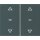 Berker 80961375 Abdeckung für Tastsensor-Modul 2-fach mit Pfeil-Symbol K.x Anthrazit