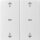 Berker 80961382 Abdeckung für Tastsensor-Modul 2-fach mit Pfeil-Symbol S.1/B.x Weiß