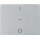 Berker 80962271 Abdeckung für Tastsensor-Modul 1-fach mit I/O-Symbol K.x Alu