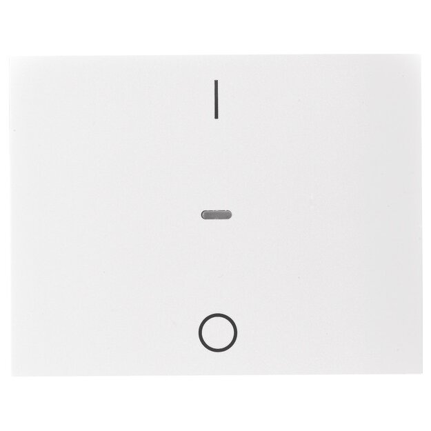 Berker 80962279 Abdeckung für Tastsensor-Modul 1-fach mit I/O-Symbol K.x Polarweiß