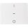 Berker 80962279 Abdeckung für Tastsensor-Modul 1-fach mit I/O-Symbol K.x Polarweiß