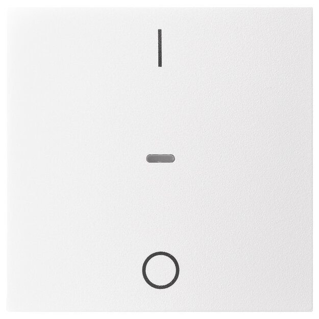 Berker 80962299 Abdeckung für Tastsensor-Modul 1-fach mit I/O-Symbol S.1/B.x Polarweiß matt