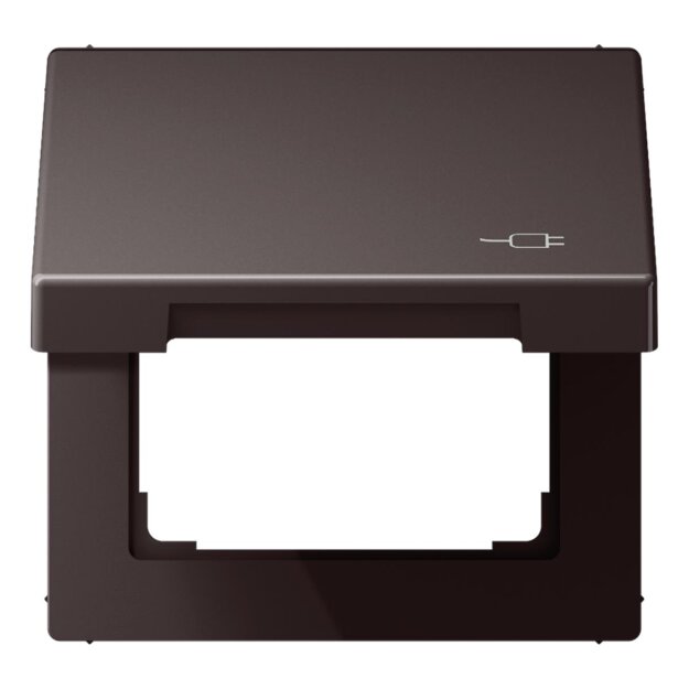 Jung AL2990KLSOCD Klappdeckel für Steckdose (lackiertes Aluminium) Dark Serie LS