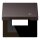 Jung AL2990KLUSBD Klappdeckel USB mit Zentralplatte (lackiertes Aluminium) Dark Serie LS