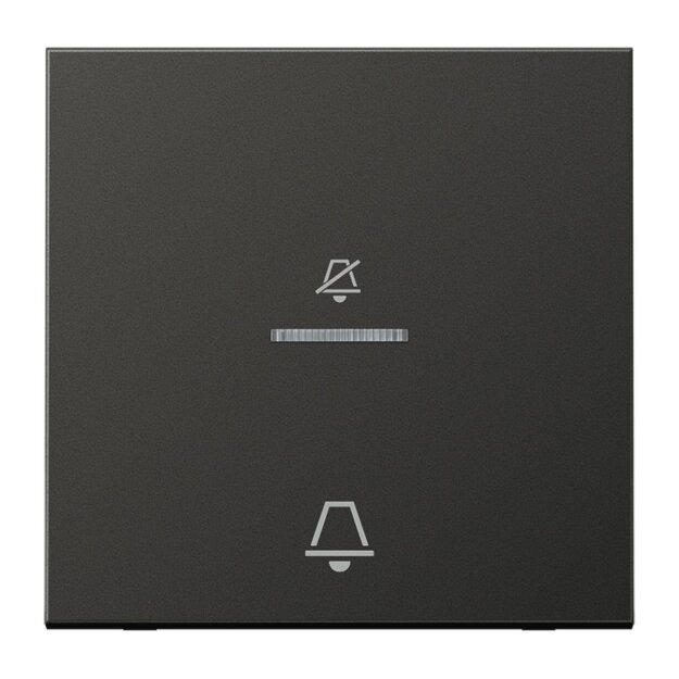Jung ALCUKO5DAN Hotelwippe, Außenstelle (lackiertes Aluminium) Anthrazit Serie LS
