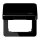Jung CD590KLSOCSW Klappdeckel für Steckdose (Duroplast) Schwarz Serie CD