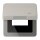 Jung CD590KLUSBPT Klappdeckel USB mit Zentralplatte (Aluminium eloxiert) Platin Serie CD