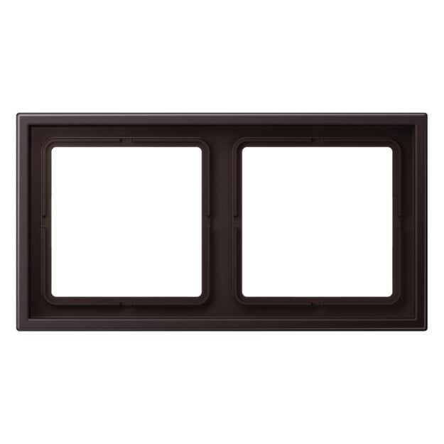 Jung LSZAL982BFD Rahmen 2fach (Thermoplast bruchsicher) Dark Serie LS