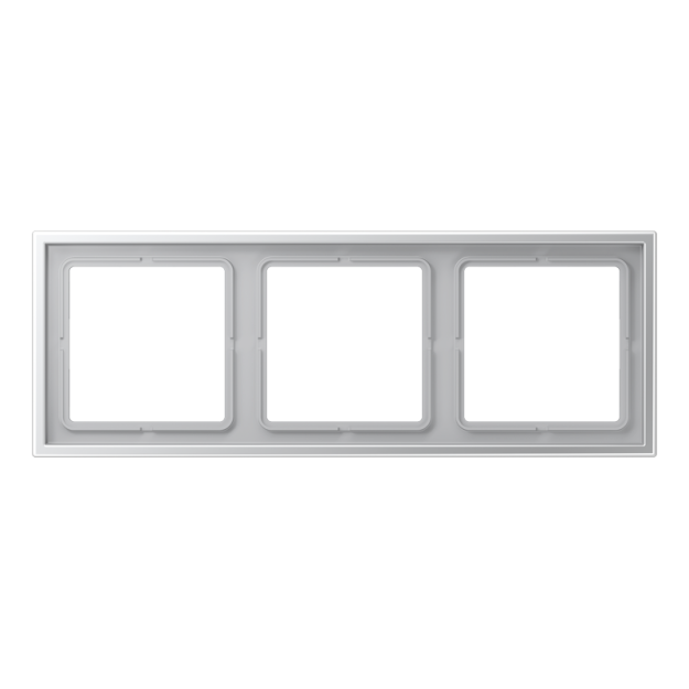 Jung LSZAL983BF Rahmen 3fach (Thermoplast bruchsicher) Aluminium Serie LS