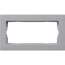 Gira 1002255 Abdeckrahmen 2-fach ohne Mittelsteg flach...