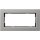 Gira 1002335 Abdeckrahmen 2-fach ohne Mittelsteg flach Gira E2 Edelstahl